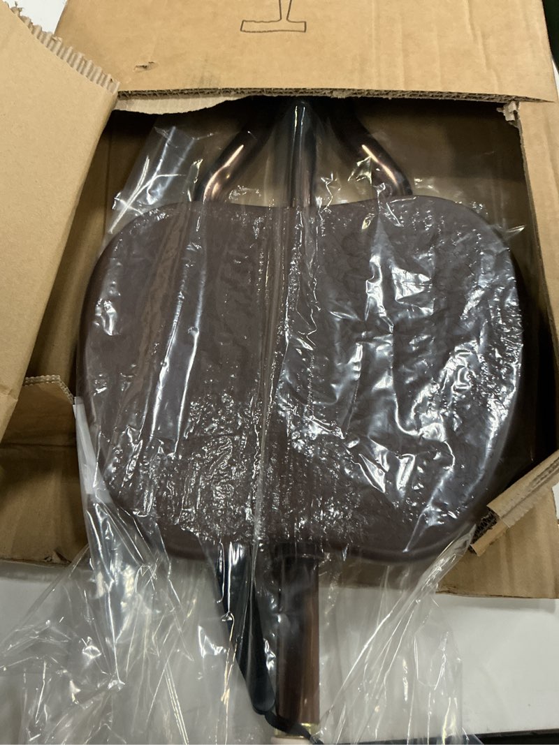 Condition photo showing New/Like New for UNLICON-Brown Folding Cane Stool with Seat – Lightweight Adjustable Walking Cane for Seniors, Ergonomic Design, 330 lbs Capacity, Portable and Convenient Cane Chair with Anti-Slip Feet