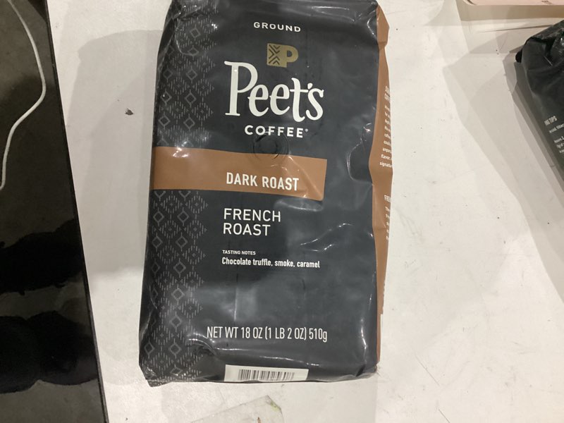 Condition photo showing New/Like New for Peet's Coffee, Dark Roast Ground Coffee - French Roast 18 Ounce Bag French Roast 18 Ounce (Pack of 1)
