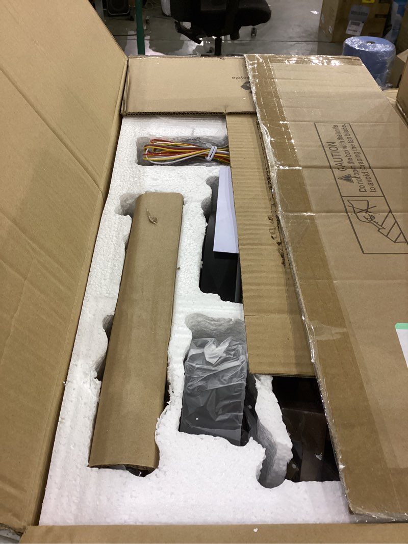 wingbo 54" ceiling fan with light - 5 carved solid wood blades, 6-speed reversible dc motor, dimmabl