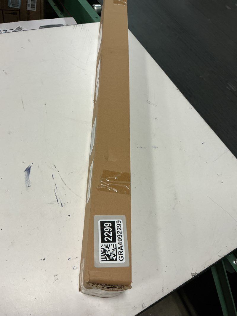 Condition photo showing New/Like New for myshade free-stop cordless roller shades for windows room darkening roller shades & blinds same color both sides fabric pull down shade for home office indoor easy to install white(30" w x 72" h) white 30"w x 72"h