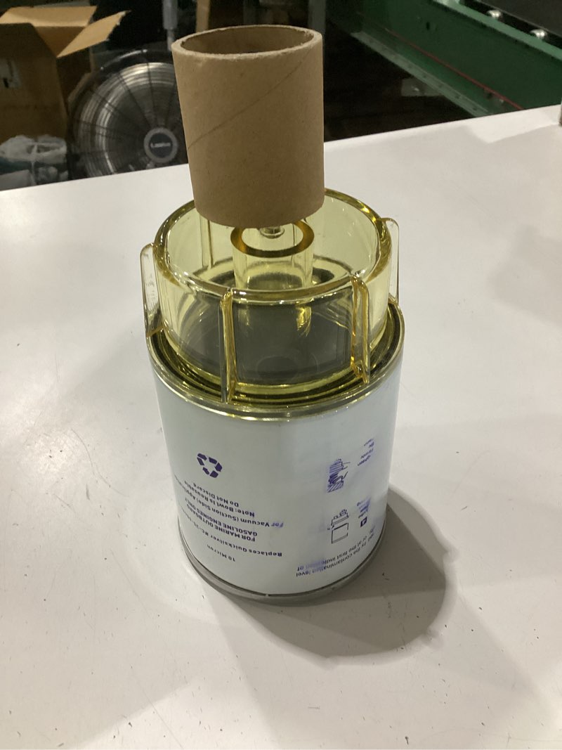 Condition photo showing New/Like New for s3227 fuel filter water separator with clear bowl assembly?replacement for marine outboard motor ?replaces# 9-37882, 18-7922 s3227 filter with bowl