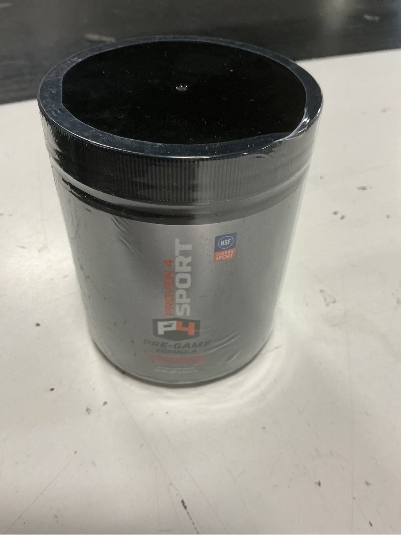 Condition photo showing New/Like New for (exp 10/2027)  proven4 pre workout powder for men and women with creatine - beta alanine - caffeine nsf certified energy supplement cherry limeade 30 servings