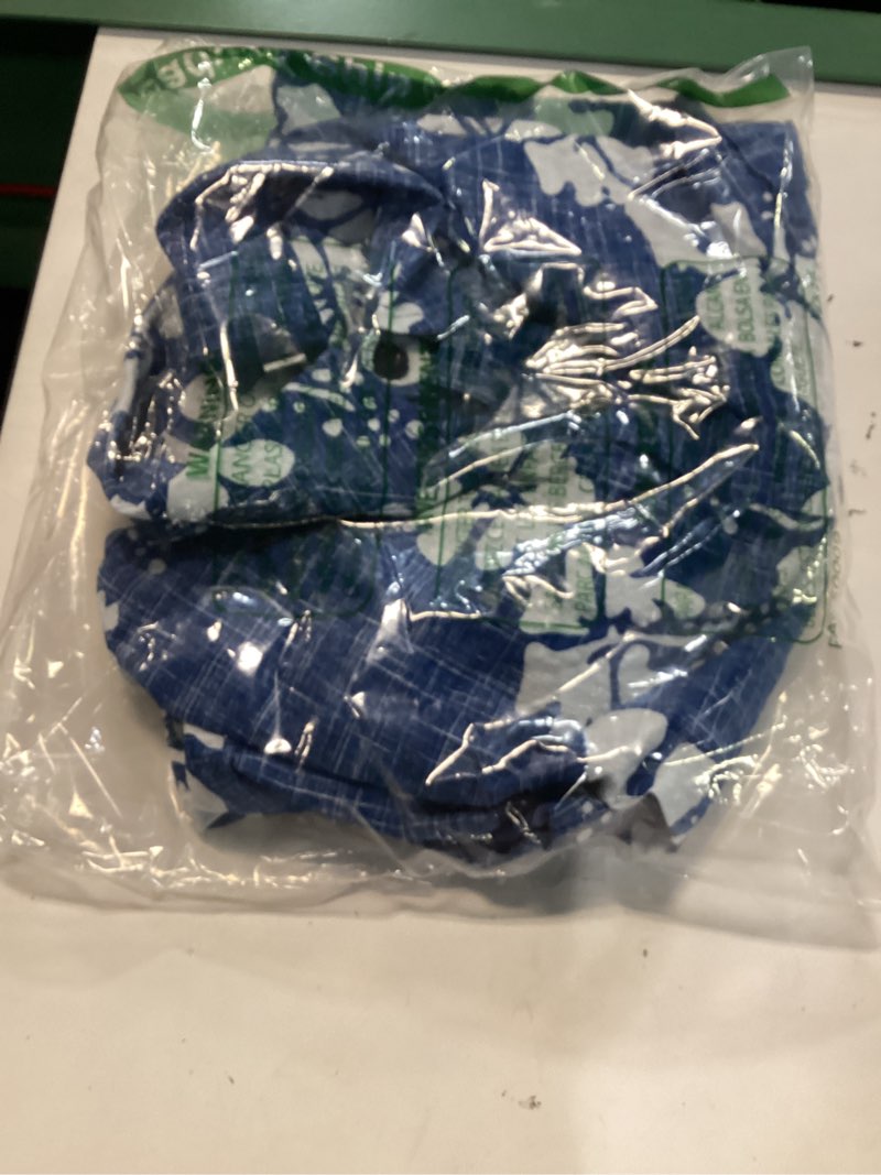 Condition photo showing New/Like New for vatpave mens front pocket hawaiian shirts casual floral shirts short sleeve button down beach tropical shirts xx-large royalblue