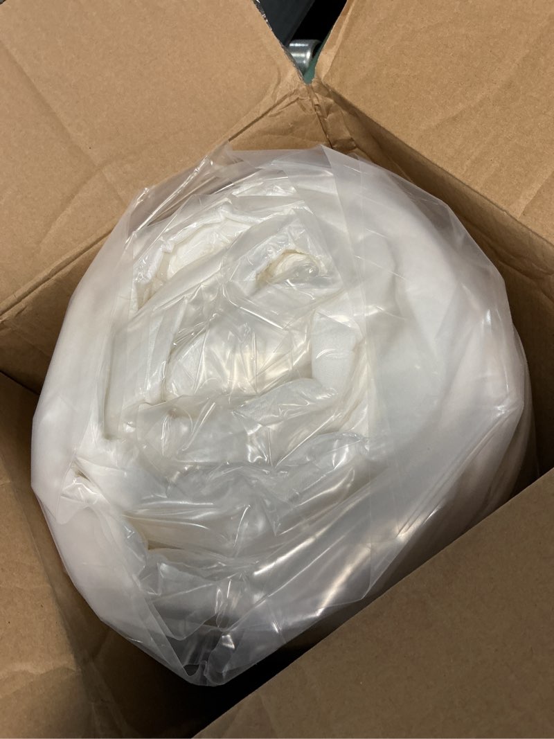 Condition photo showing New/Like New for fdw 8 inch twin mattress, base foam, medium firm support, breathable & comfortable, removable washable zipper cover, bed-in-a-box?certipur-us certified white twin all foam 8 in