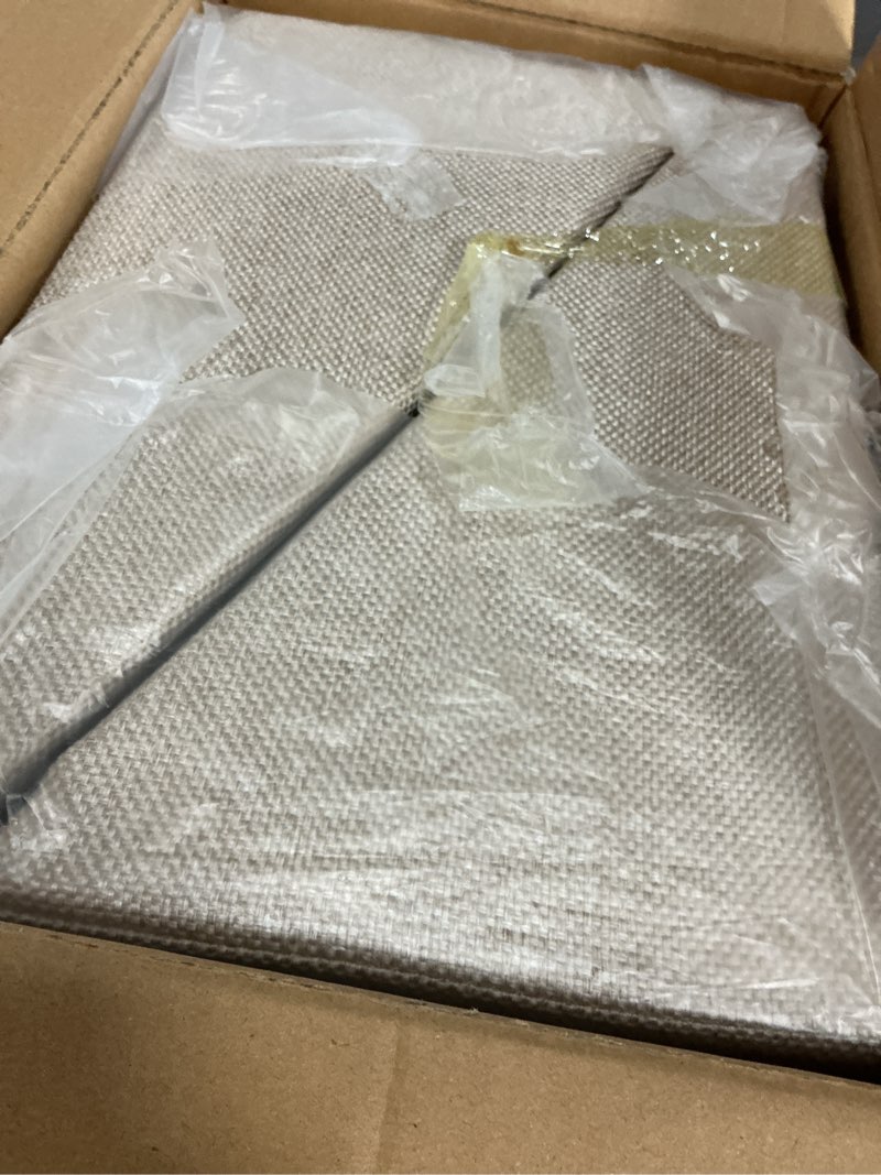 Condition photo showing Good Condition for 17.13" H Dog Stairs for Small Dogs, 2-in-1 Pet Steps & Ottoman - Foldable Dog Stairs for Couch, Non-Slip Wooden Pet Stairs for Puppy Senior Injured Dogs (Light Beige)