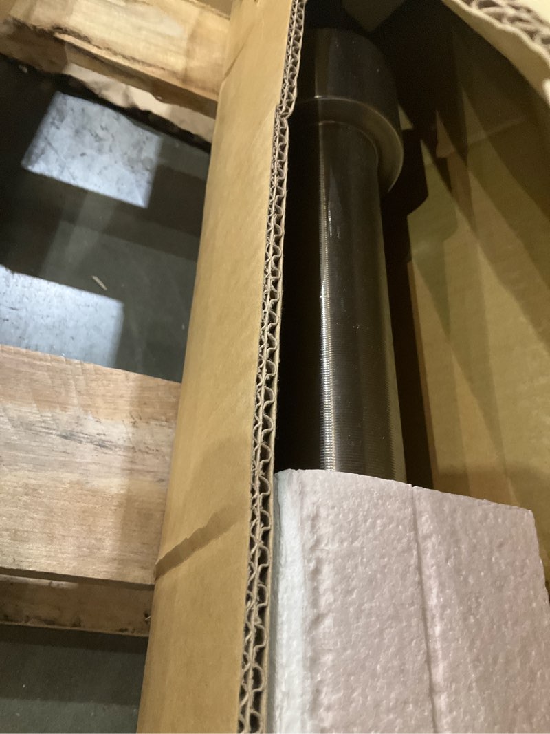 Condition photo showing As Is for cap barbell 7-foot olympic barbell pro series | olympic & power bar options black/chrome, no knurled center (new packaging)