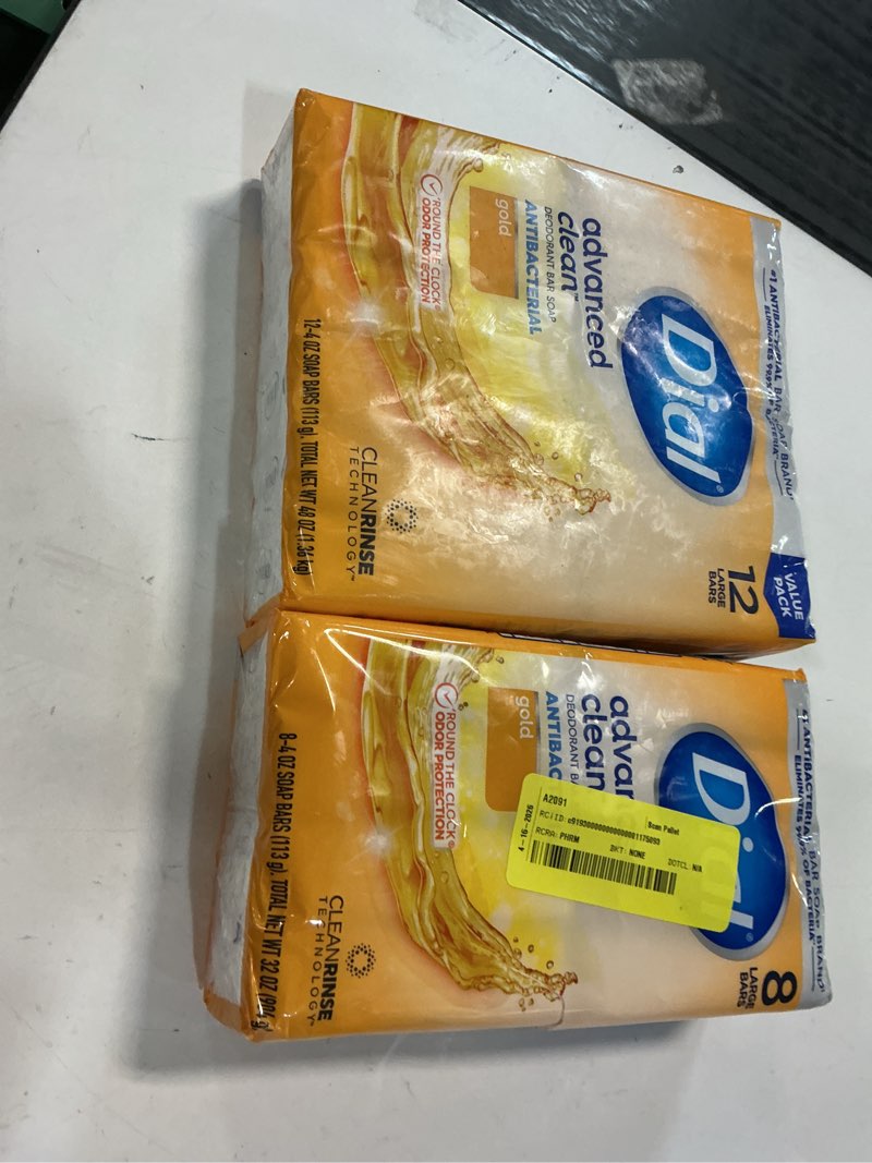 Condition photo showing Good Condition for 2 pack dial gold bar soap -4 ounce (pack of 12)