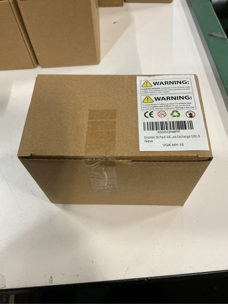 Condition photo showing item condition for 28 Pack Valentines Day Gifts for Kids Classroom Valentines Day Cards with Kawaii Mochi Squishies Fidget Toys for Kids School Valentines for Kids Class Exchange Greeting Cards Party Favors Boys Girls