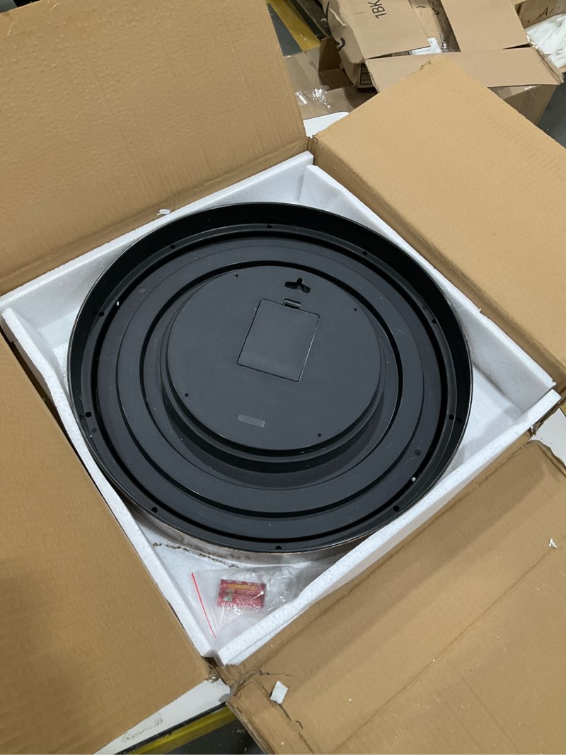 Condition photo showing Good Condition for 18 Inch Wall Clock with Moving Gears, Oversized Large Industrial Steampunk Decoration, Antique Metal Big Numeral Wall Clocks for Kitchen Study Room Living Room Decor (Antique Oil-Rubbed Bronze)