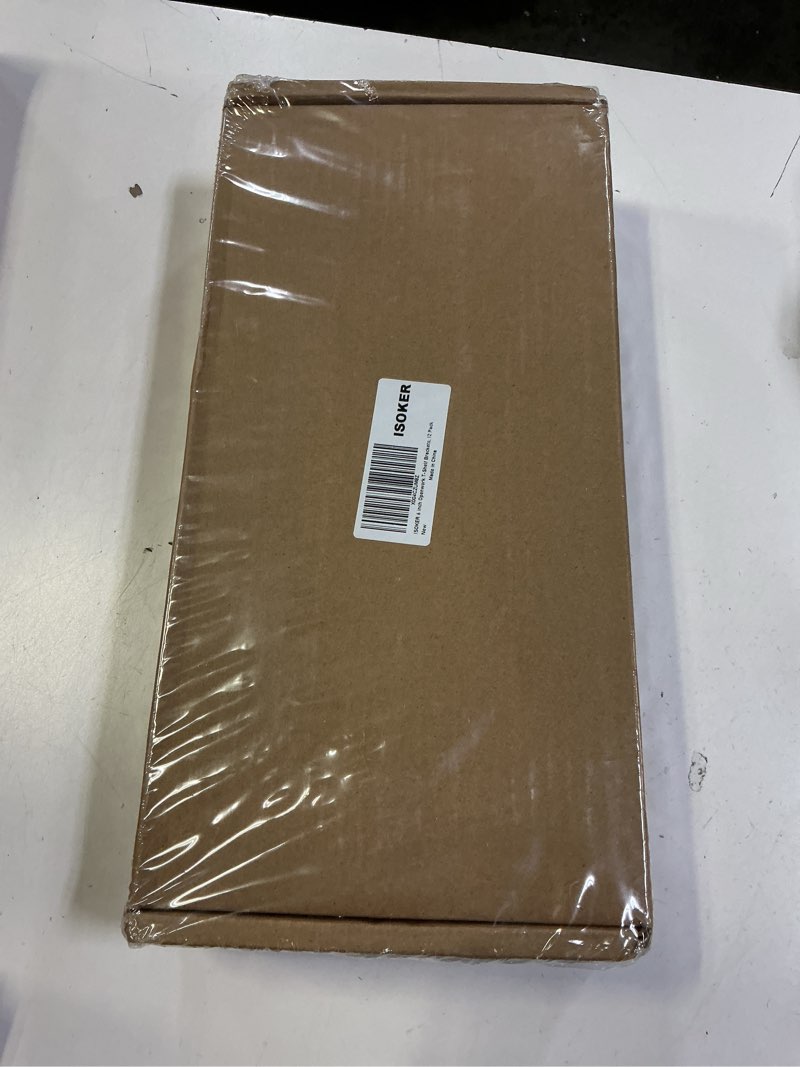 Condition photo showing New/Like New for Unique 4 Inch Openwork Shelf Brackets, 8-Pack Floating Shelf Bracket, 1/5” Thick Carbon Steel Hidden Shelf Supports for DIY 8 Pack 4 Inch