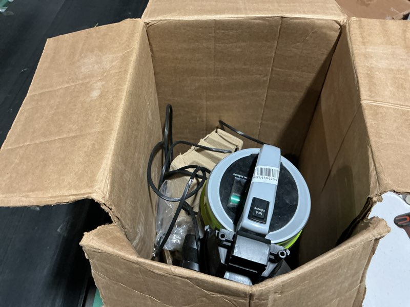 Condition photo showing As Is for bissell 2252 cleanview swivel upright bagless vacuum with swivel steering, powerful pet hair pick up, specialized pet tools, large capacity dirt tank, easy empty green