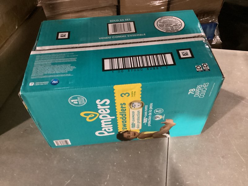 Condition photo showing New/Like New for Pampers Swaddlers Sensitive Disposable Diapers - Size 3 - 78ct