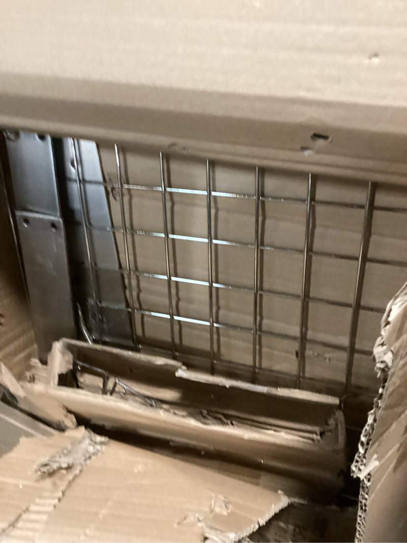 Condition photo showing As Is for Range Kleen CW6001 Stainless Steel Hanging Oval Pot Rack 1.5 Inch H by 33 Inch W by 17 Inch D