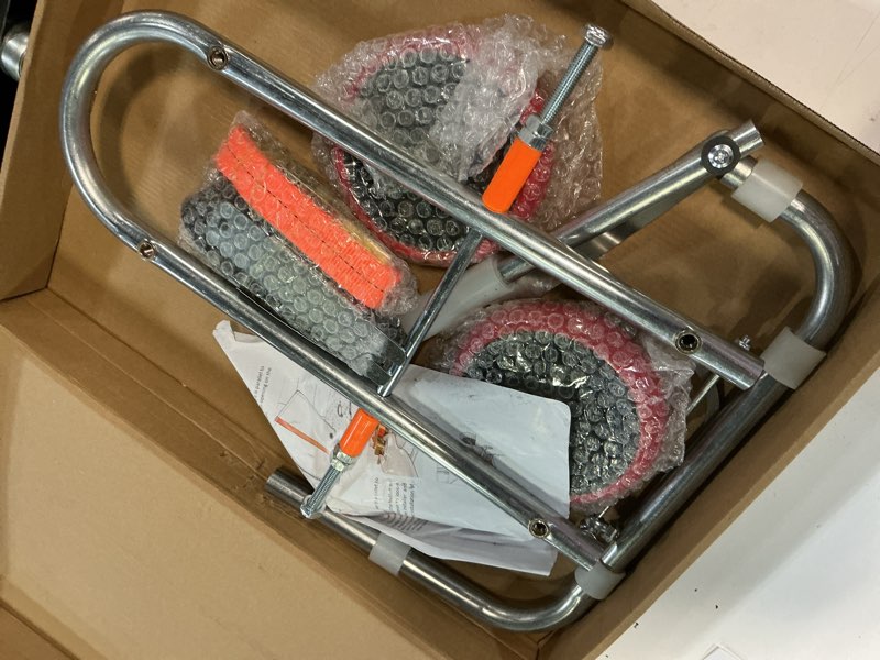 Condition photo showing As Is for toilet lift cart jack with wheels seat lifter tightening removal tool lifting dolly tilt for disabled use portable mobility aid positioning installation tools for plumbers pick up device