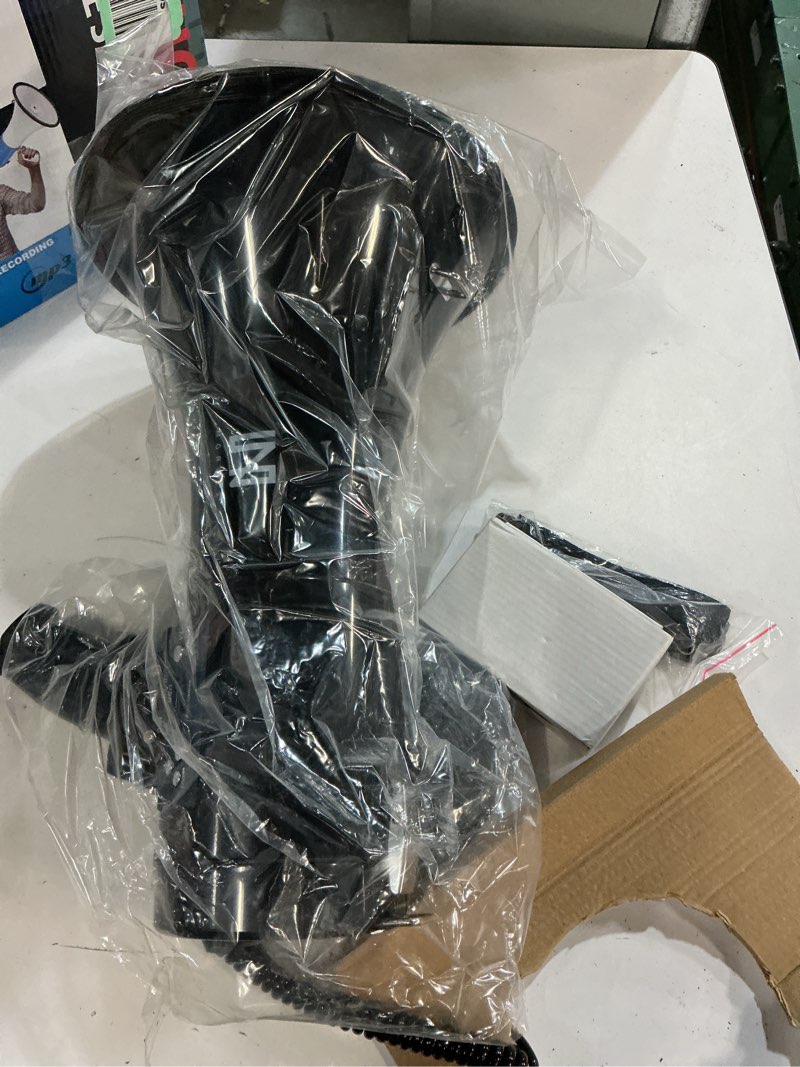 Condition photo showing Good Condition for 50w Megaphone with LED, Siren, 240s Recording & USB/3.5mm AUX/Bluetooth Input - Rechargeable Battery, for Police, Cheerleading, Rescue, Outdoor(Black)