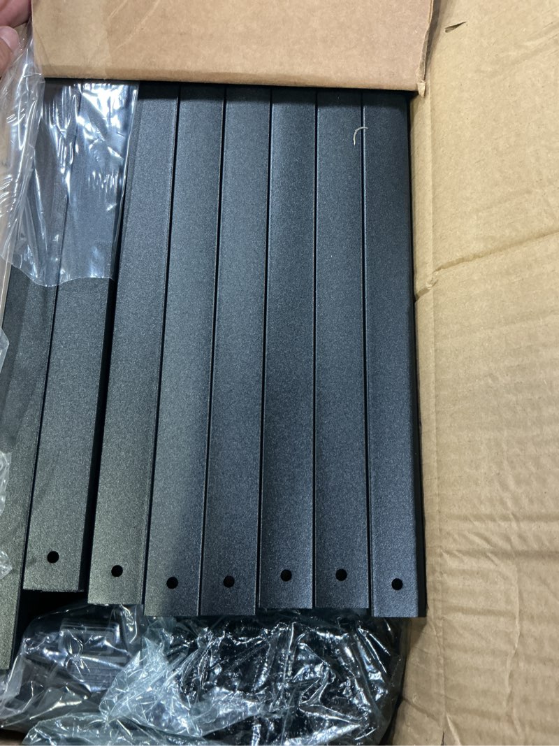 Condition photo showing Good Condition for 101 pack deck balusters with end caps&screws 29.5 inch rectangle staircase baluster upgraded metal railing spindles kit for decks,porch 29.5 inch black-rectangle 101