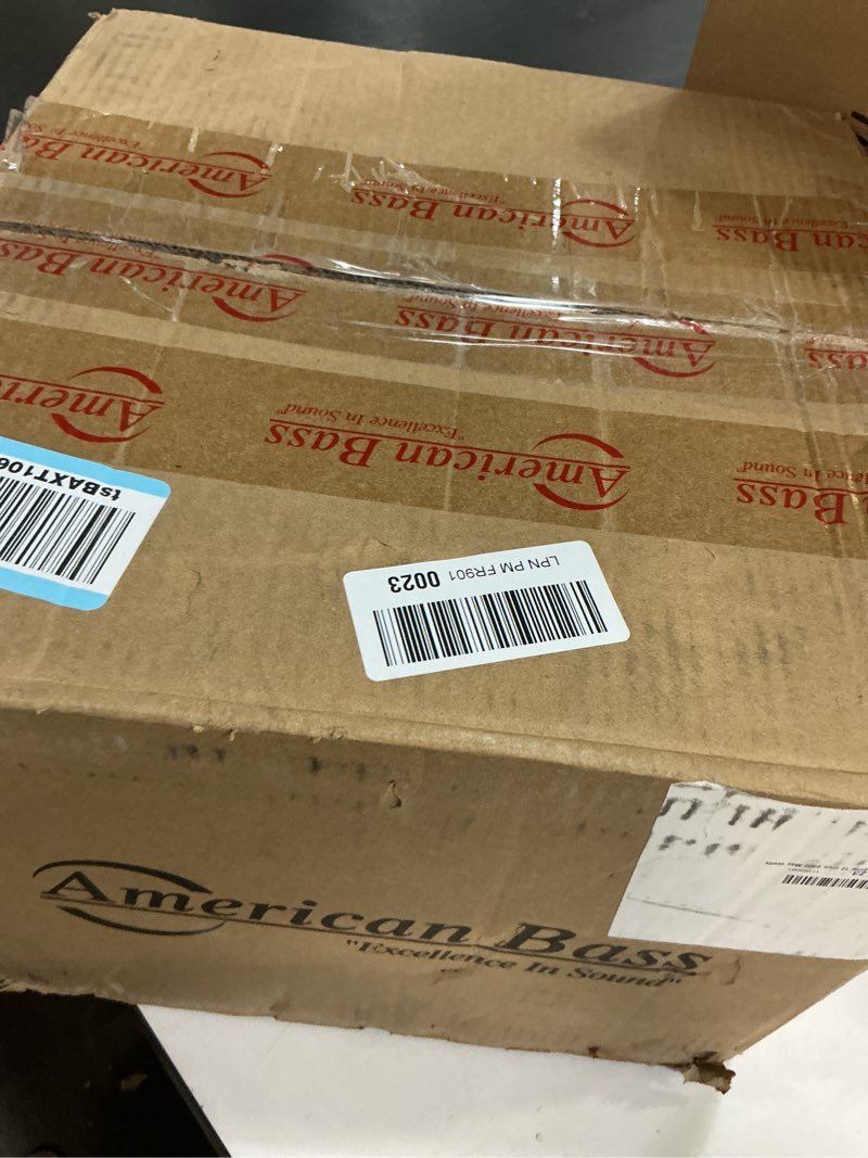 Condition photo showing Good Condition for American Bass Elite 12" 1500 Max Watts Car Subwoofer 12 Inch