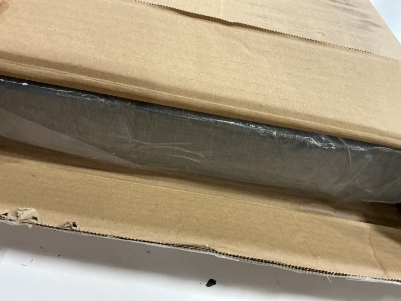 Condition photo showing New/Like New for dumos 30in foldable storage ottoman bench, storage chest, end of bed foot rest stool with padded seat, bedroom bench for living room, bedroom, support 660lbs, grey grey 15"d x 30"w x 15"h