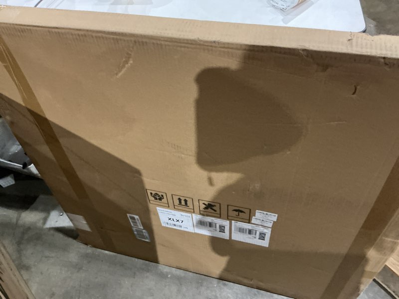 Condition photo showing New/Like New for 3'x 6' gridwall panel display stand with t-base, black wire grid wall panels with wheels, craft display rack, art display stand, retail display, show rack