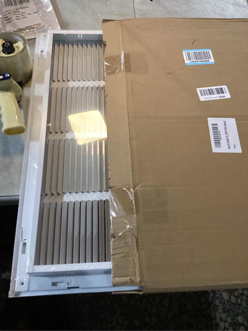 Condition photo showing New/Like New for 24 x 14 Return Air Grille [Duct Opening Size],Return Air Vent Cover for Wall Or Ceiling,Steel Return Air Filter Grilles Removable Face/Door for 1 Inch Filters (24"W x 14"H [Duct Opening])