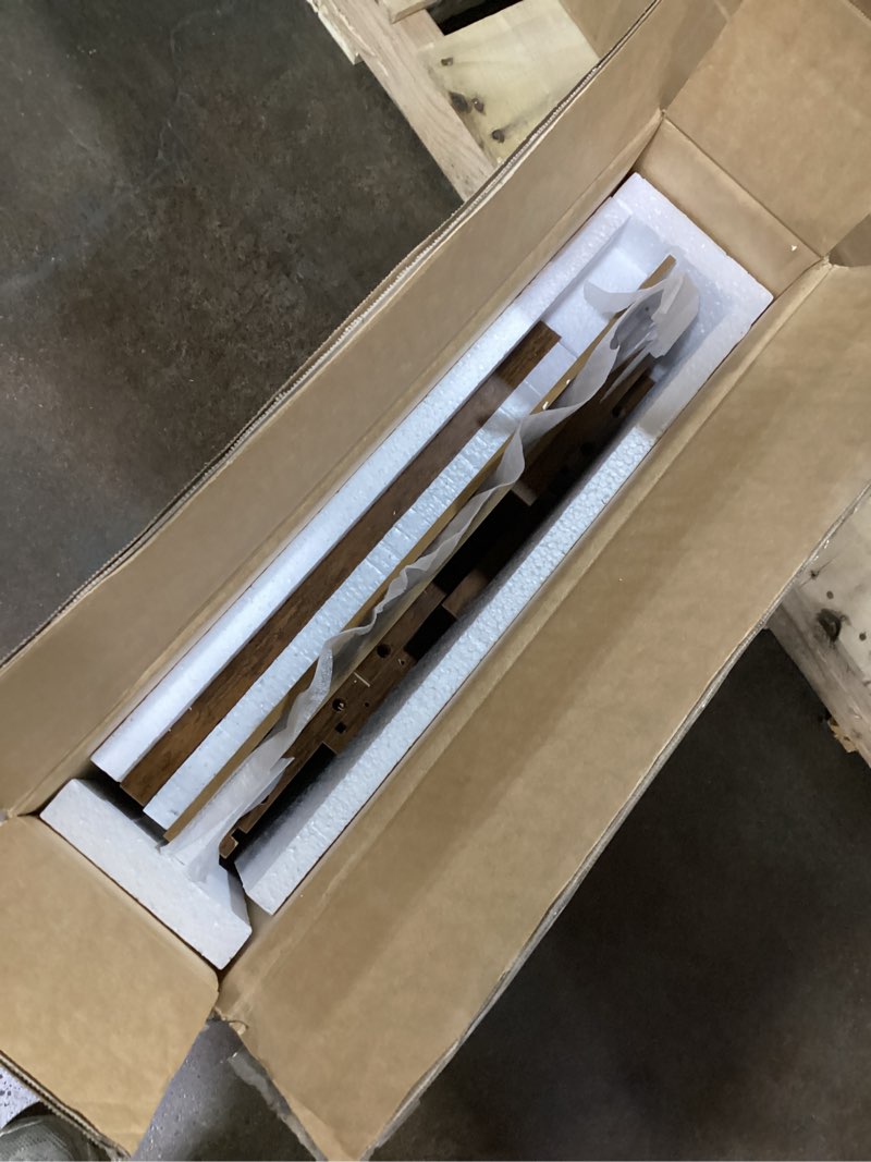 Condition photo showing Good Condition for possibly incomplete .. missing boxes yitahome u shaped desk with power outlets & led lights, 79\" reversible l shaped desk with drawers, corner computer desk office desk with monitor stand & storage shelves, rustic brown rustic brown large