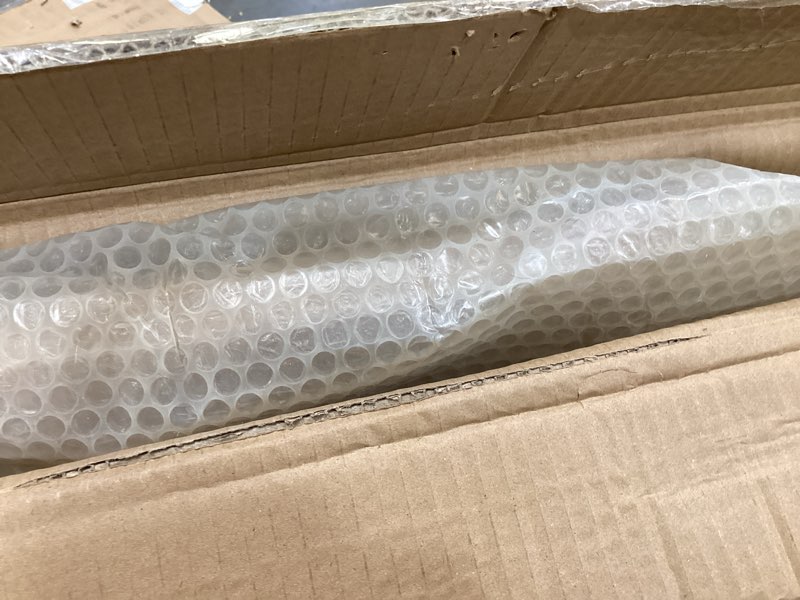 Condition photo showing As Is for cat litter box enclosure, wooden cat litter box shelf, storage shelves for living room, bedroom, balcony wood color:litter box enclosure l