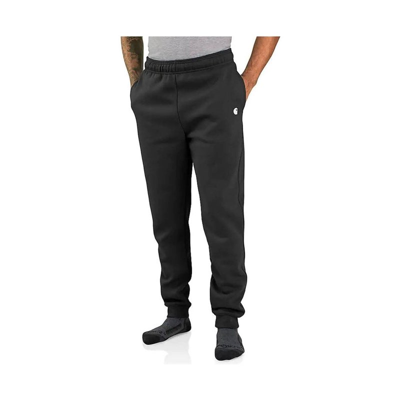 3 xl carhartt men's loose fit midweight tapered sweatpants - black