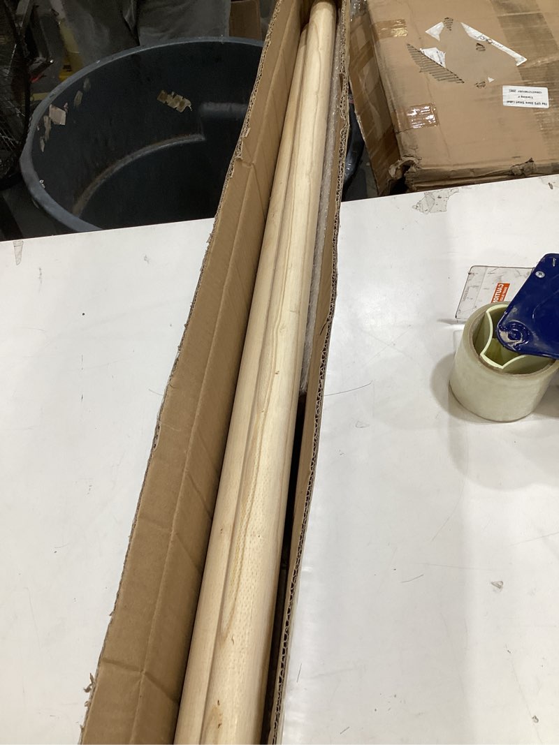 Condition photo showing Good Condition for menkxi 4 pcs wooden shovel handle replacement 41" (104cm) for long d handle shovels garden tool, 1-1/2" diameter 4 41"