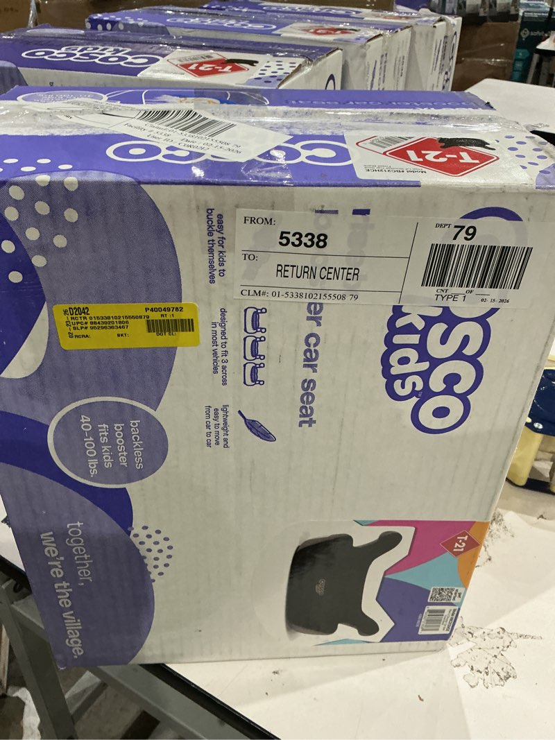 Condition photo showing Good Condition for cosco kids rise lx booster car seat, fossil black