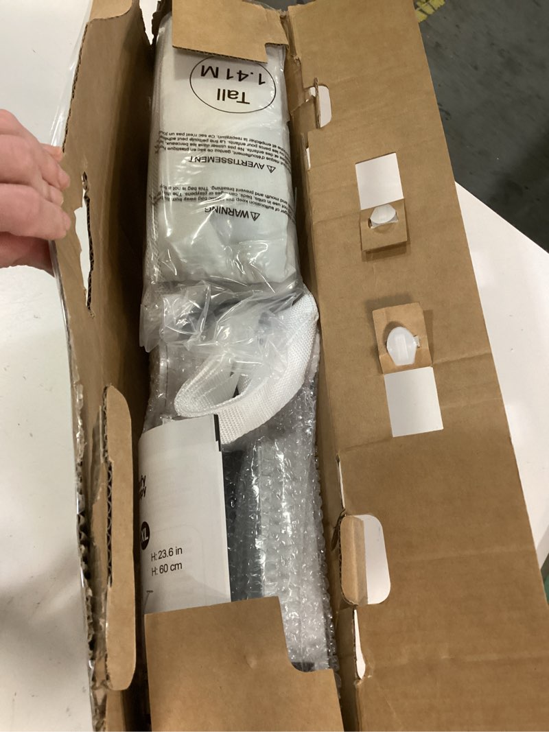 Condition photo showing New/Like New for comfybumpy 1-pack bed rail for toddlers 55.5" l x 23.5" h | extra tall toddler bed rails for twin, full, queen & king mattress size | swing down rail guard | mattress side rail for kids | gray grey 55.5”l x 23.5”h | 1-pack