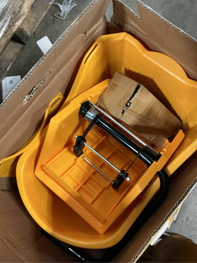Condition photo showing Good Condition for member's mark commercial mop bucket with wringer, 36 qt.