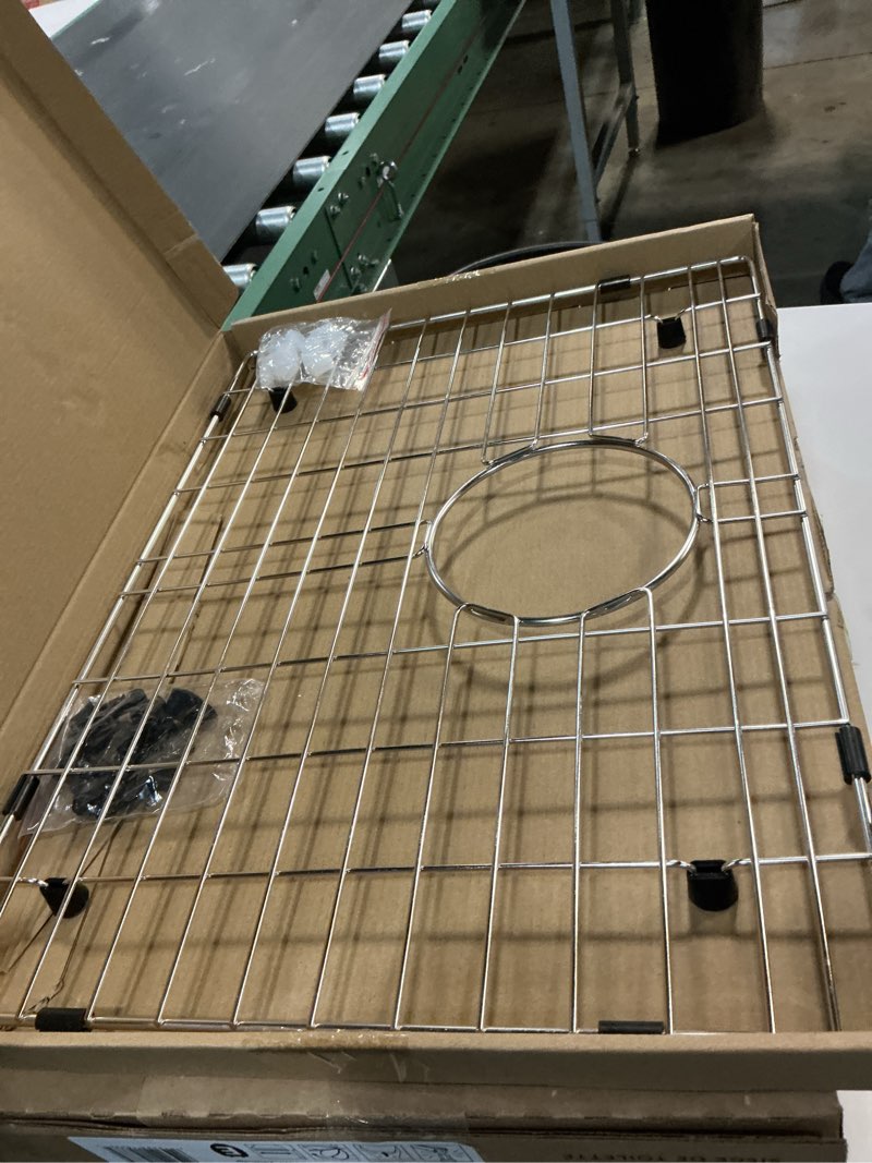 Condition photo showing Good Condition for Serene Valley 19-1/4" X 14-1/8" Sink Grid, Rear Drain with Corner Radius R 3/8", NLW2015R