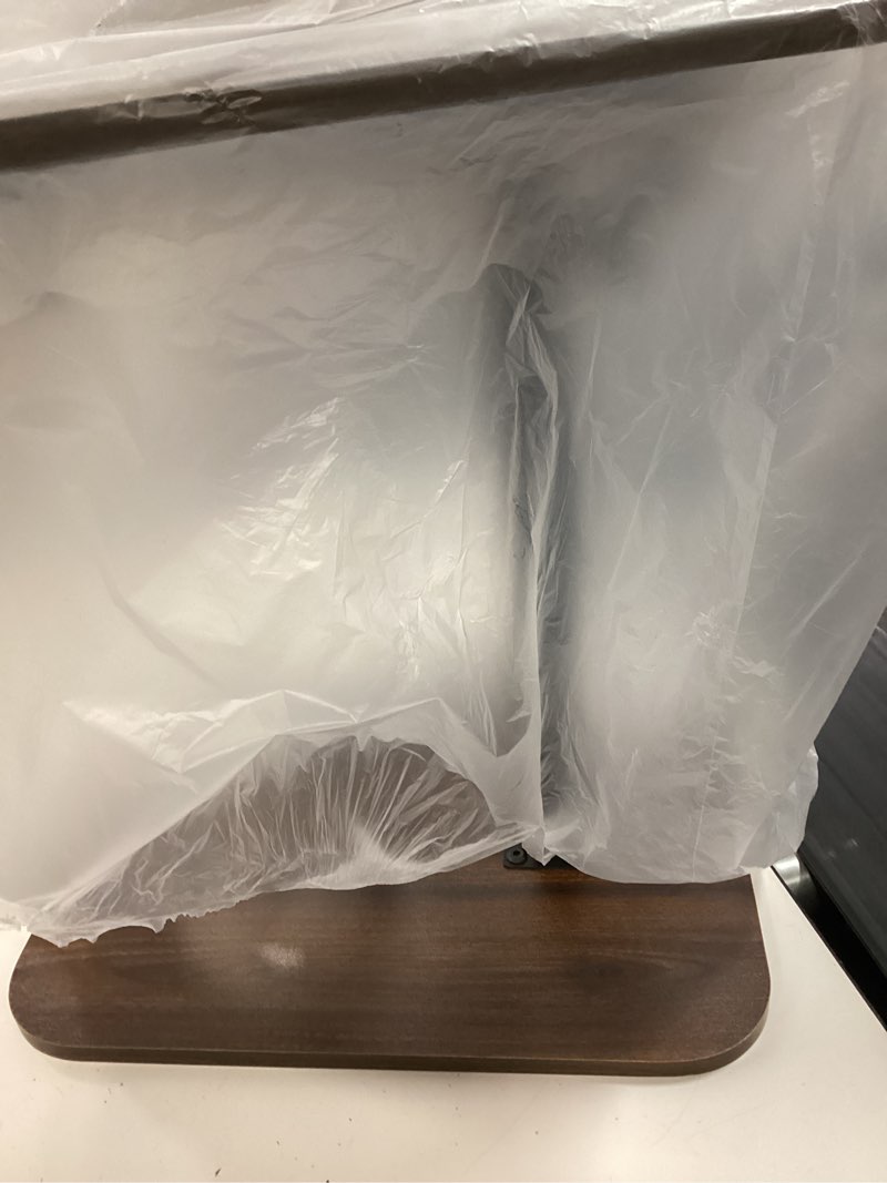 Condition photo showing Good Condition for comfoyar couch side table adjustable height, c shaped end table for bed chair and small space, 360° swivel 180° flip, sofa tv tray living room bedroom with slat for laptop snack