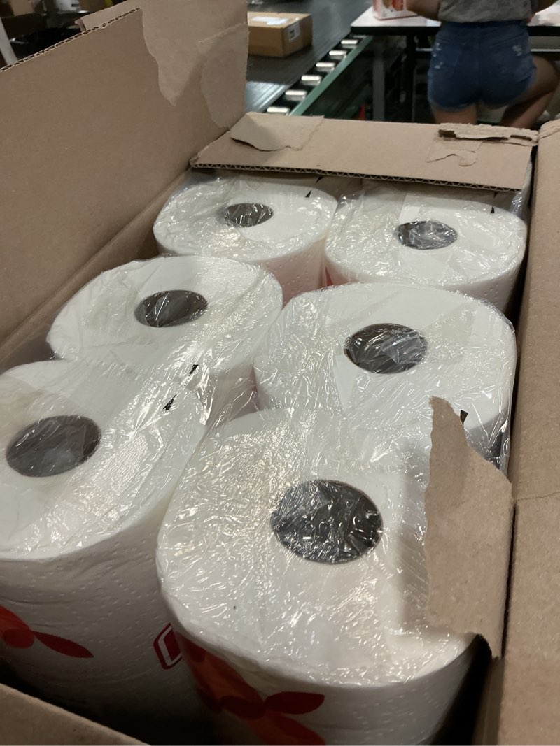 Condition photo showing Good Condition for amazon brand - presto! ultra-strong 2-ply toilet paper, 6 mega rolls = 24pack) sheets per roll, unscented