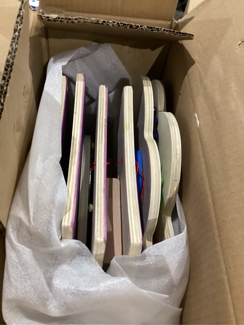 Condition photo showing As Is for 5FT Large Sunshine Rainbow Wooden Activity Wall Panel Christmas Gift Educational Montessori Toy for Toddler Kids Interactive Sensory Activity Busy Board Daycare Learning Center Toddler Room Decor Colorful