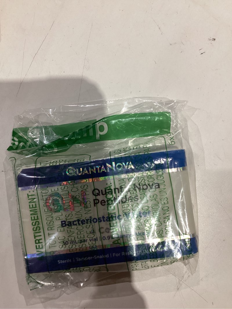 Condition photo showing Good Condition for Reconstitution Solution | 4 Pack (10 mL Each) | 0.9% BA | Sterile Glass Vials | PES 0.22µm Micron Fi