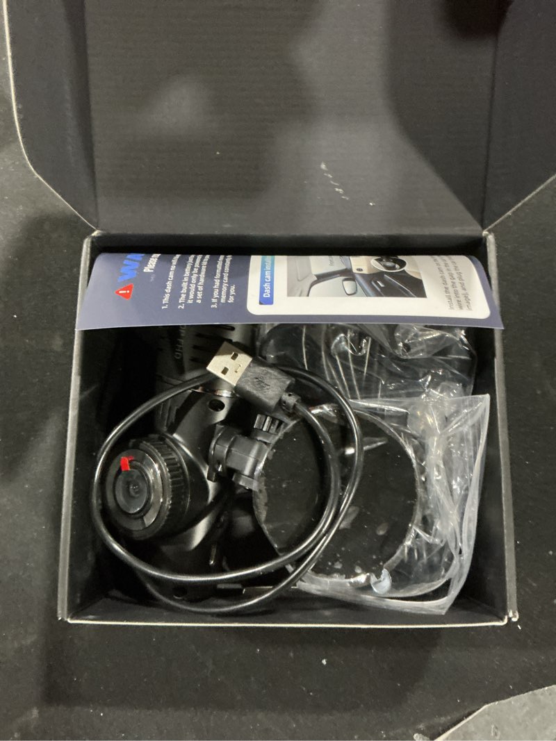 Condition photo showing Good Condition for Dash Cam Front and Rear, 1080P Dash Camera for Cars, 3 Channel Car Camera Front Rear and Inside with 32GB Card, Loop Recording, Night Vision, HDR, 24Hr Parking, G-Sensor