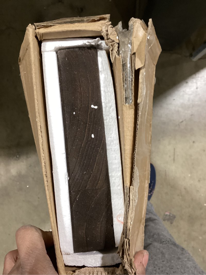 Axeman Floating Shelves, 2 Pack 8 Inch Deep Rustic Solid Wood Wall Shelves for Storage, Wall Mounted