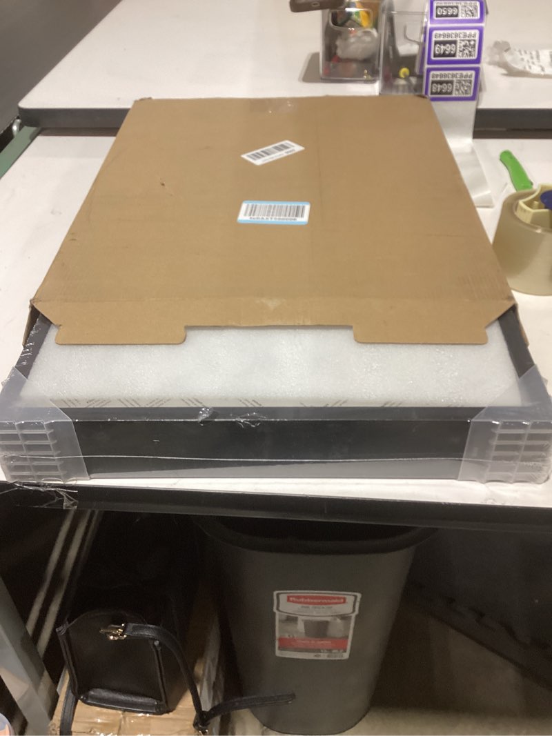 Condition photo showing Good Condition for 16x20 Shadow Box Picture Frame Display Case with Soft Linen Back-Thickened Panel,Large Black Deep Shadow Box Frame 16x20 for Jersey Graduation Items Flower Photo Craft Memorial Black + Thickened Panel + Foam Packaging 16x20