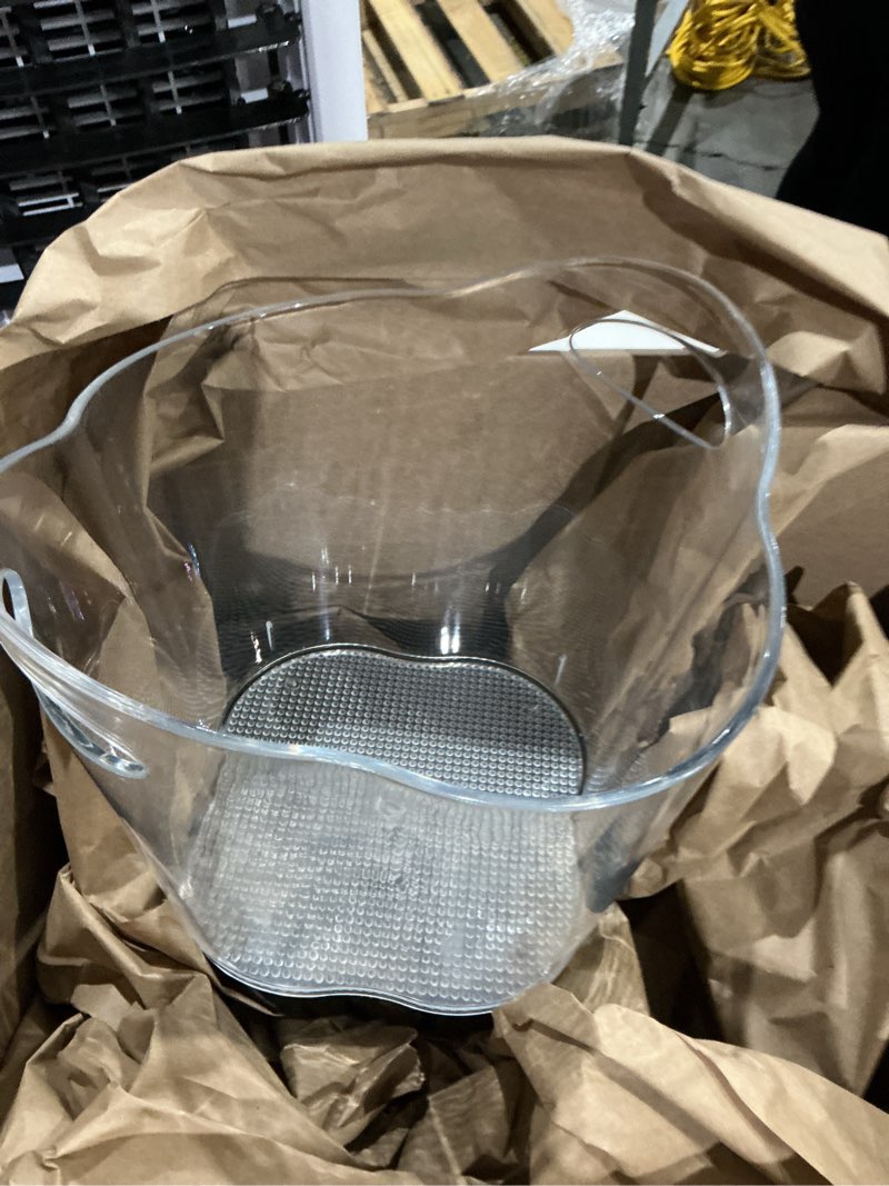 Condition photo showing Good Condition for led ice bucket - portable colorful gradient ice bucket 6 liter,great for home bar, chilling beer, champagne and wine (four leaved clover-1pcs)