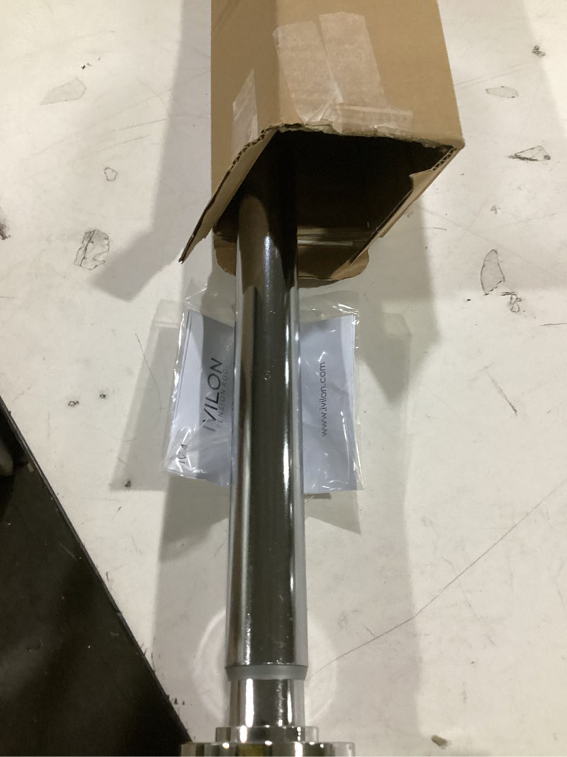 Condition photo showing Good Condition for ivilon tension curtain rod - spring tension rod for windows or shower, 54 to 90 inch. chrome 54" to 90" chrome