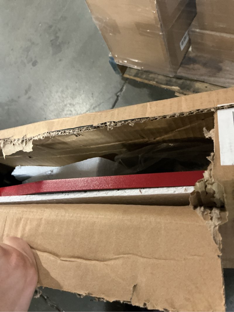 Condition photo showing As Is for fdw computer desk,gaming desk 45.2 inches student pc desk writing desk office desk extra large modern ergonomic racing style table workstation carbon fiber cup holder headphone hook