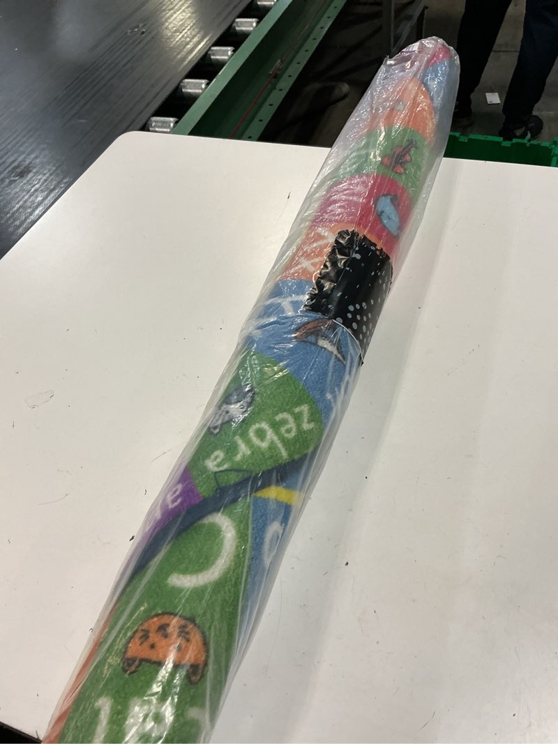 Condition photo showing Good Condition for kc cubs educational kids rug – abc alphabet, 123 numbers & shapes learning mat – soft interactive carpet for classroom, playroom & bedroom 3' 3" round