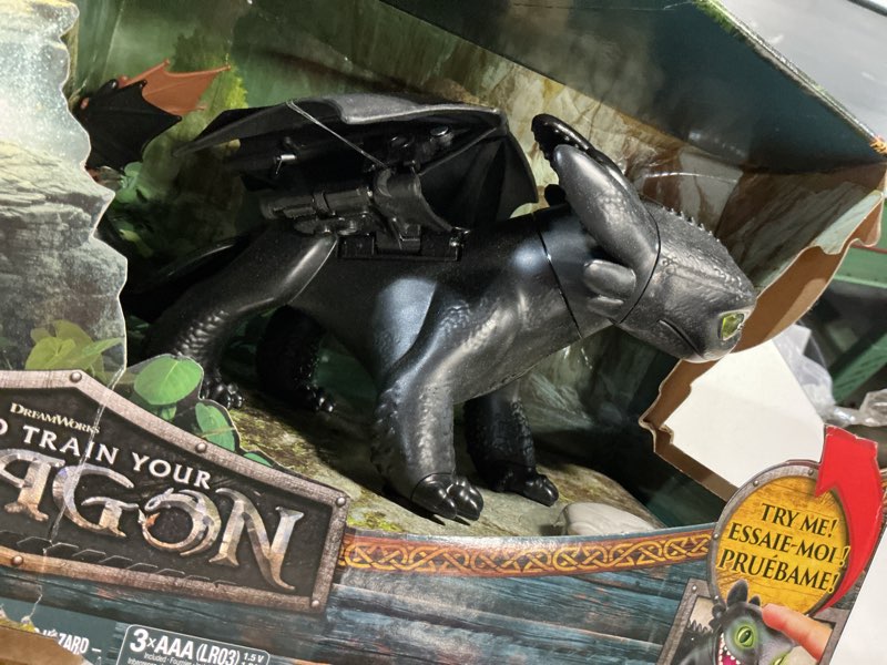 Condition photo showing Good Condition for dreamworks dragons how to train your dragon, tame & train interactive toothless with 60 sounds & reactions, kids toys for boys & girls ages 4 & up