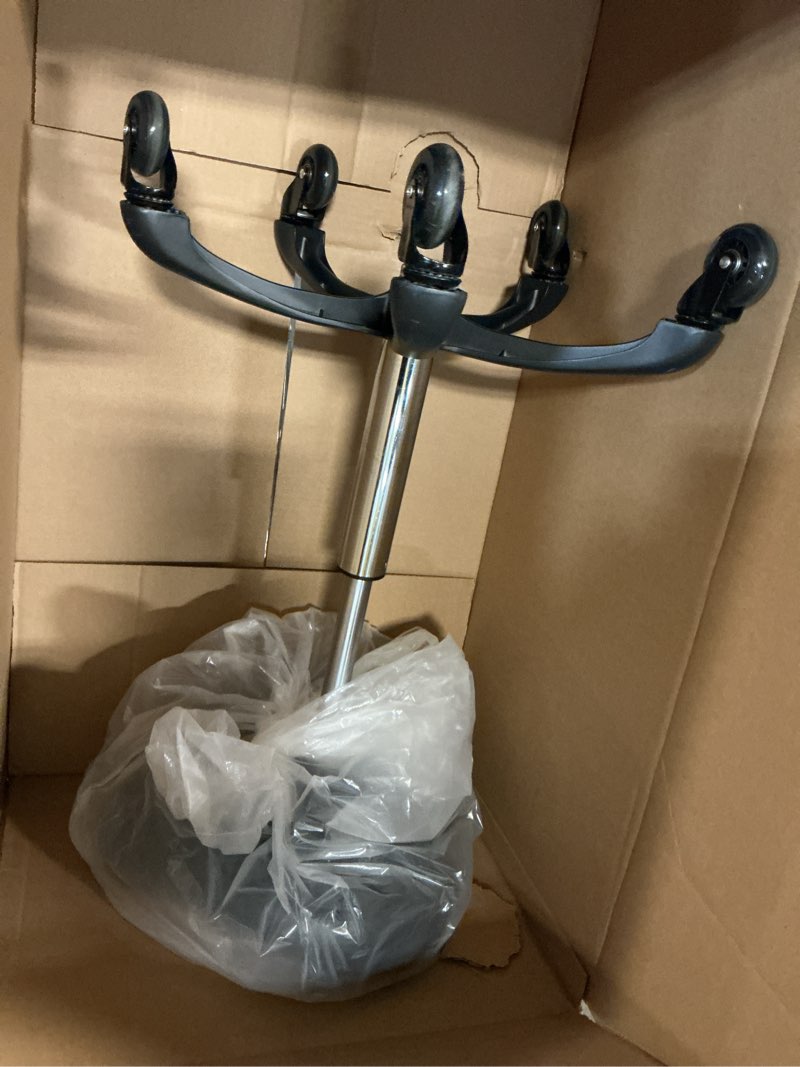 Condition photo showing As Is for Hydraulic Saddle Stool with Wheels Height Adjustable Stylish Ergonomic Rolling Swivel Chair for Hygienic Clinic Salon Tatoo Massage Office (Black)