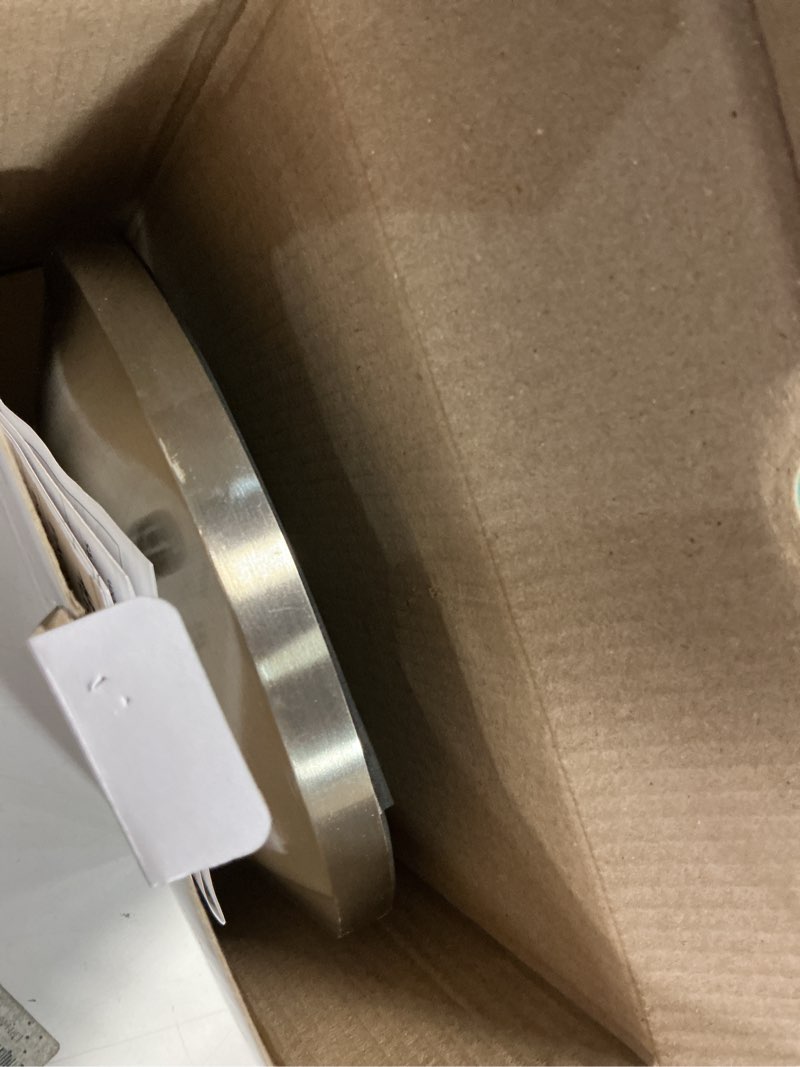 Condition photo showing As Is for  Progress Lighting 5CCT 1 -Light 7.5-in Brushed Nickel Integrated LED Flus