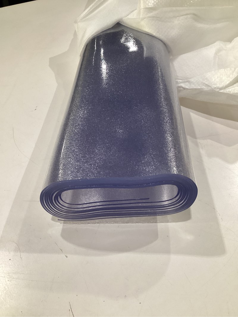 Condition photo showing Good Condition for NECAUX Custom 40 x 83 Inch Frosted Table Cover Protector, 1.5mm Thick Wood Grain Transparent Table Pad Non-Slip Tablecloth Plastic Protective Pad for Dining Room Table Conference Table Trainning Table 40" x 83" Frosted 1.5mm