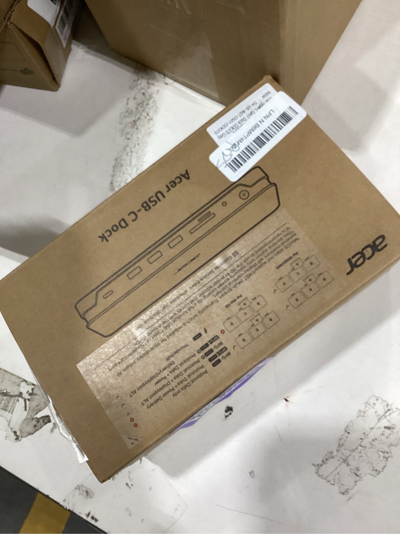 Condition photo showing New/Like New for Acer Premium 13-in-1 Docking Station with 110W PD & Triple Monitor Support | Dual 4K HDMI and DP,5Gbps USB A/C,Gigabit Ethernet,Security Lock | Laptop Docking Station for Windows/Dell/HP/Lenovo/Asus Space Grey