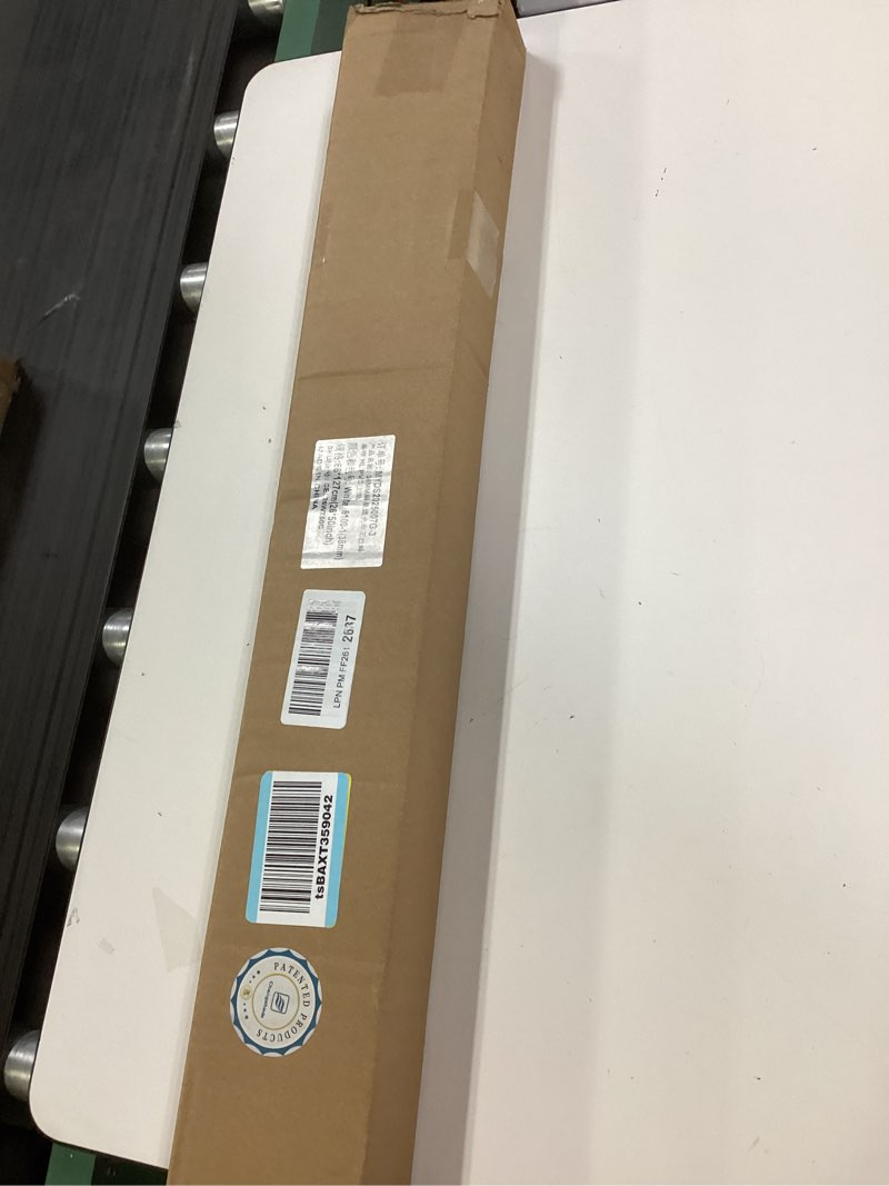 Condition photo showing New/Like New for changshade cordless cellular shades, blackout honeycomb shades for windows, pull down pleated blinds, easy to install for indoor windows and french doors,26" w x 50" h, white blackout white 26"w x 50"h