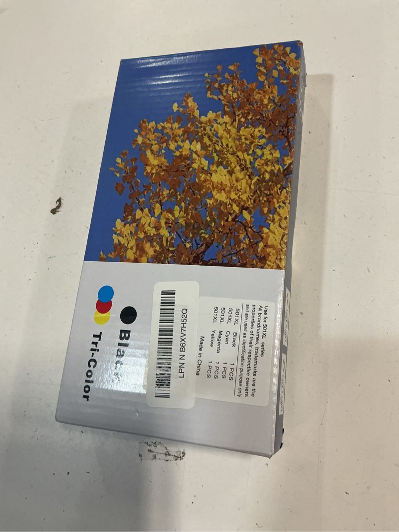 Condition photo showing New/Like New for lc501xl ink cartridges for brother printer compatible for brother lc501xl lc501 ink cartridges with mfc-j1360dw mfc-j1260w mfc-j1410dw printer (black cyan magenta yellow, 4 pack)